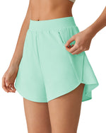 G4Free Chillwhisp 2.5" Dolphin Hem Running Shorts with Pockets