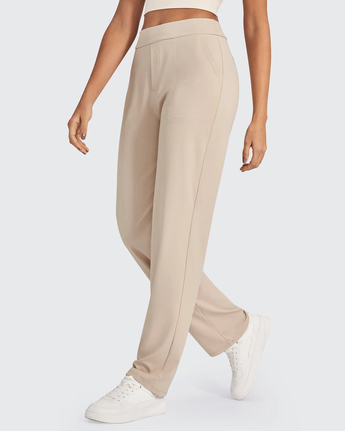 ShiftReady High-Waist Straight Dress Pants - G4Free