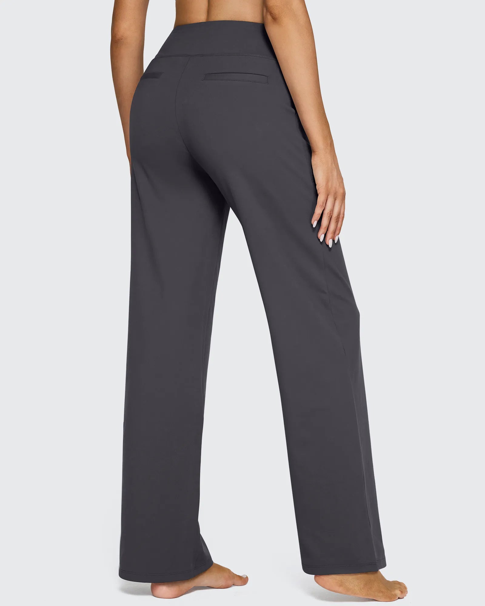 EverGoing Loose High-Waist Business Casual Pants 33'' - G4Free