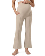 G4Free EverGoing Maternity Flare Leggings with Pockets – Over the Belly 25''