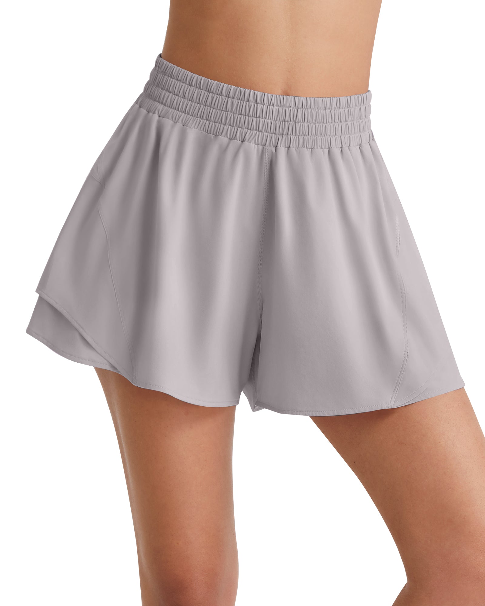 G4Free Chillwhisp 2.5'' High Waist Running Shorts with Liner Pocket