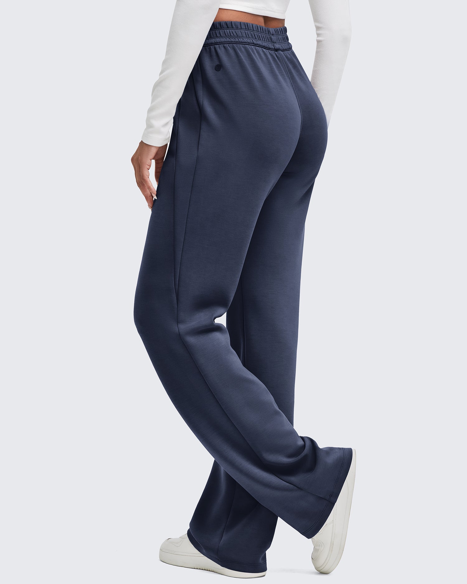 Smoofit Elastic-Waist Wide Leg Sweatpants Tall - G4Free