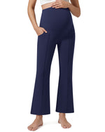 G4Free EverGoing Maternity Flare Leggings with Pockets – Over the Belly 25''