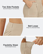 EverGoing High-Waist Belted Pleated Casual Dressy Shorts - G4Free