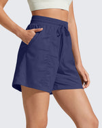 G4Free 4" High Waisted Casual Shorts with Pockets