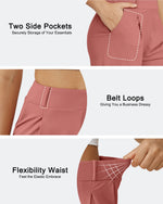 EverGoing High-Waist Belted Pleated Casual Dressy Shorts - G4Free