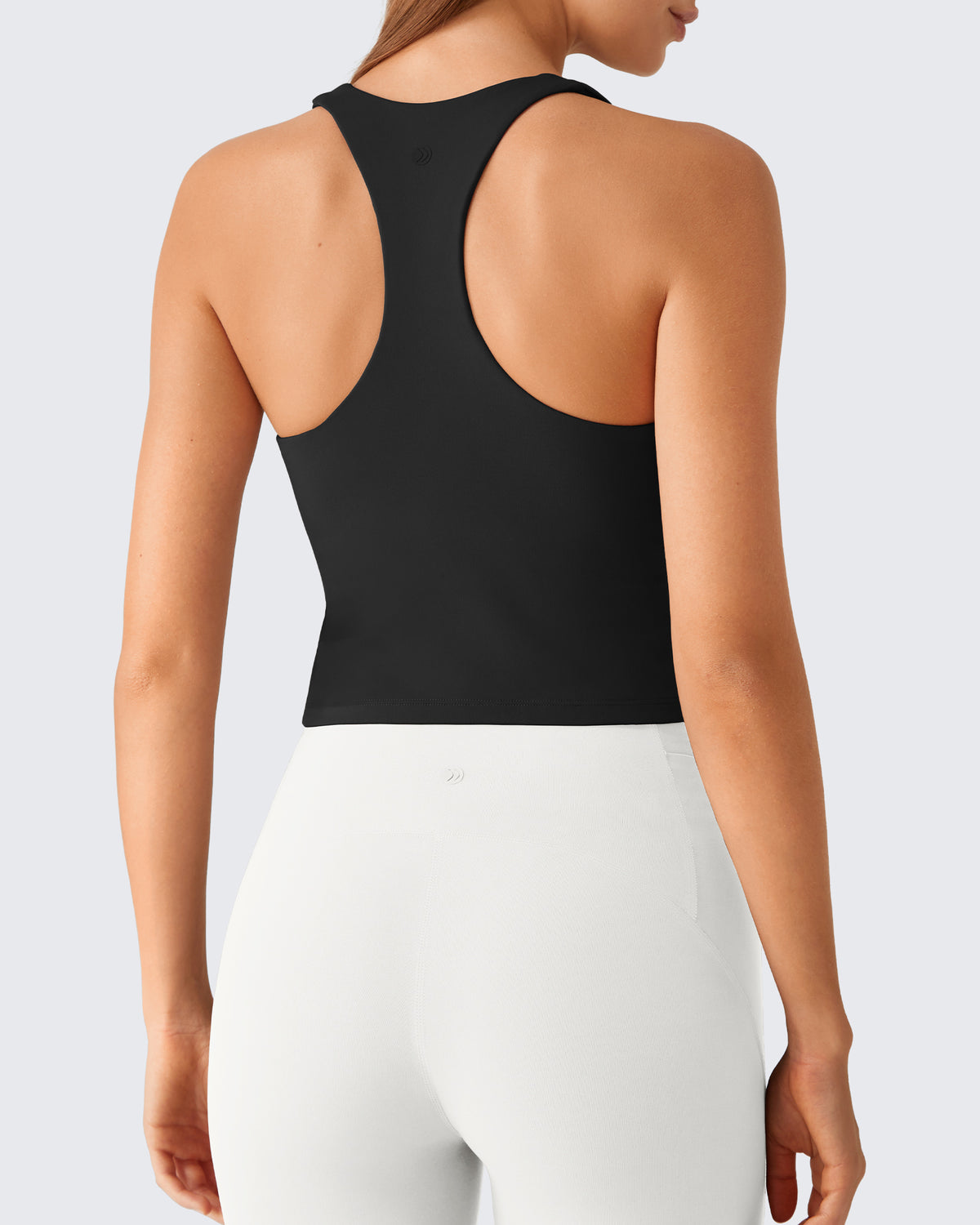 G4Free BareFeel Racerback Tank Top with Removable Padded Bra