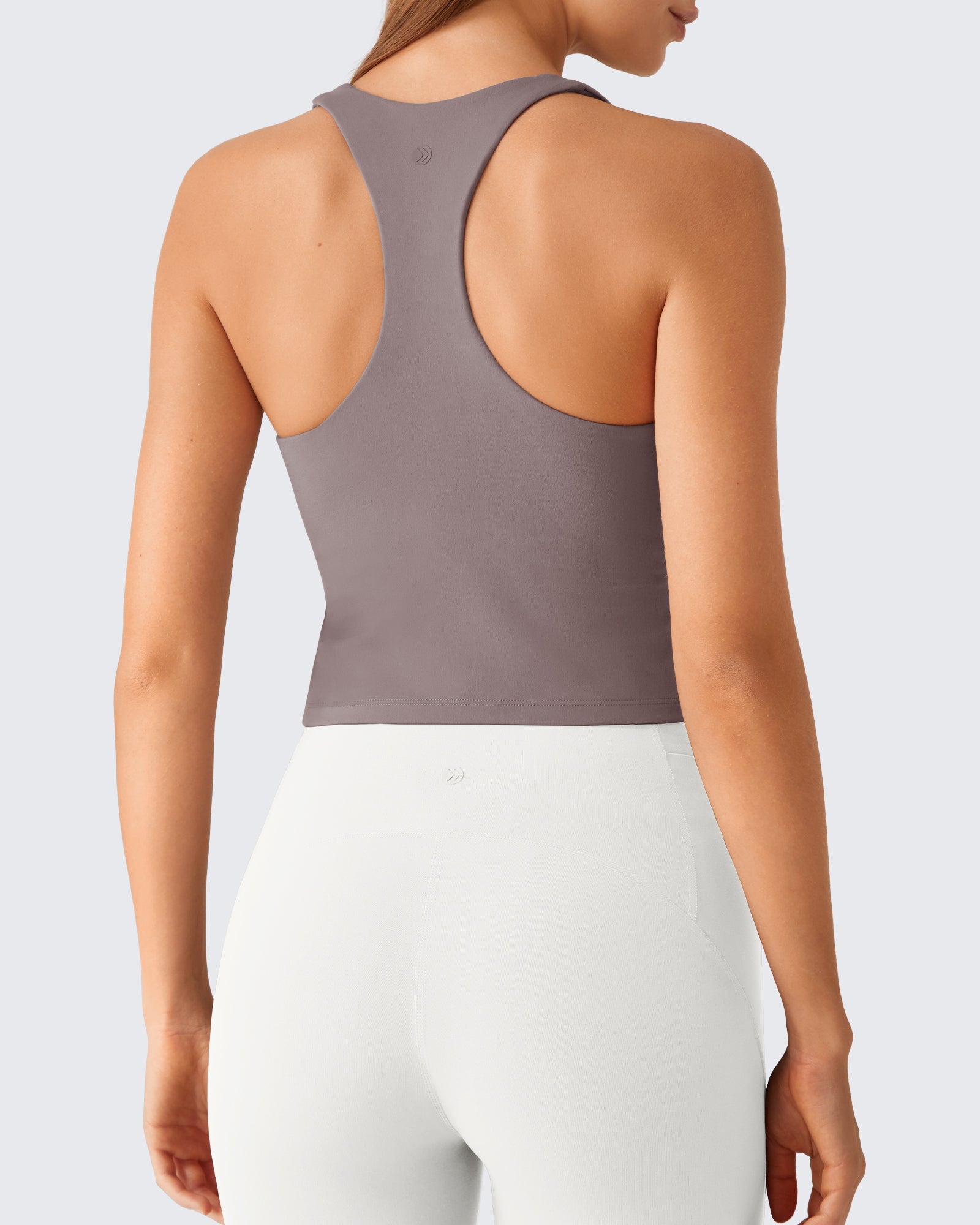 G4Free BareFeel Racerback Tank Top with Removable Padded Bra