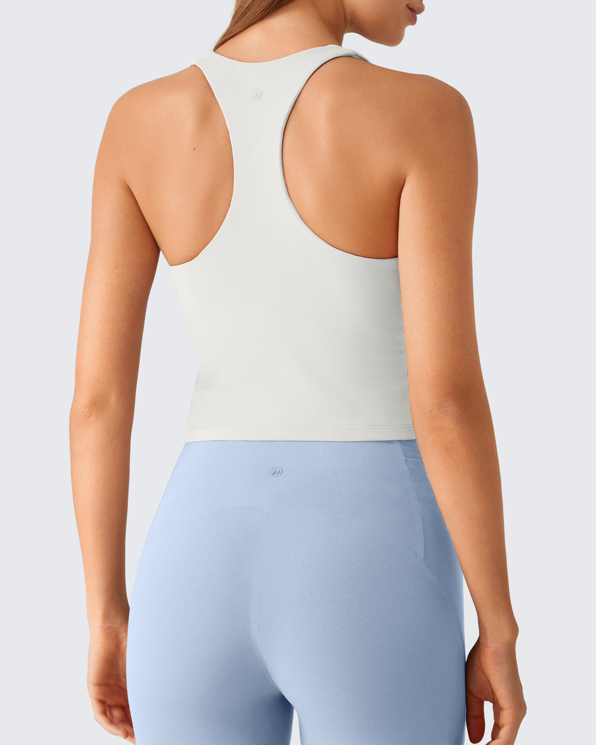 G4Free BareFeel Racerback Tank Top with Removable Padded Bra