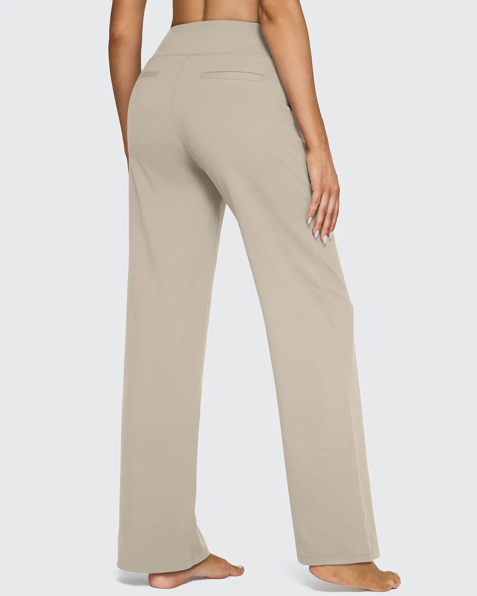 EverGoing Loose High-Waist Business Casual Pants 33'' - G4Free