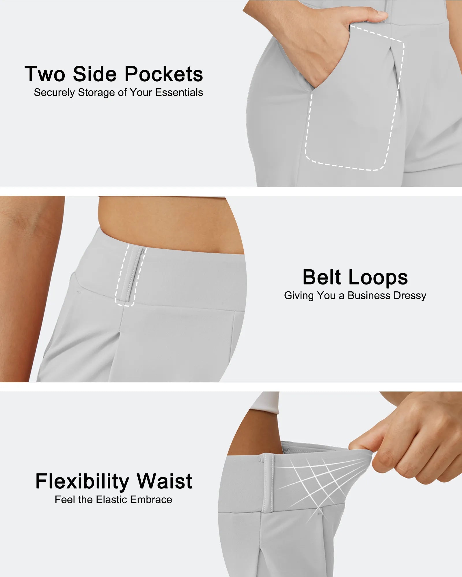 EverGoing High-Waist Belted Pleated Casual Dressy Shorts - G4Free
