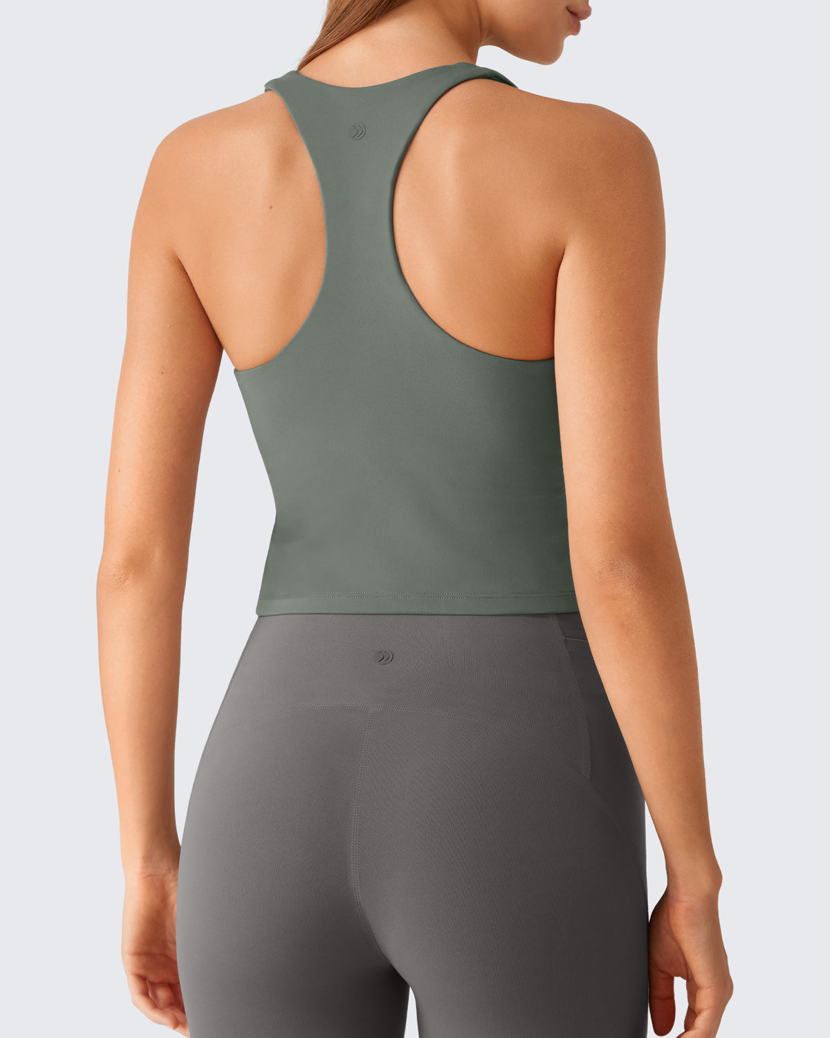 G4Free BareFeel Racerback Tank Top with Removable Padded Bra