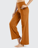 Wide Leg Pants Woman Yoga Pants with Pockets Petite - G4Free