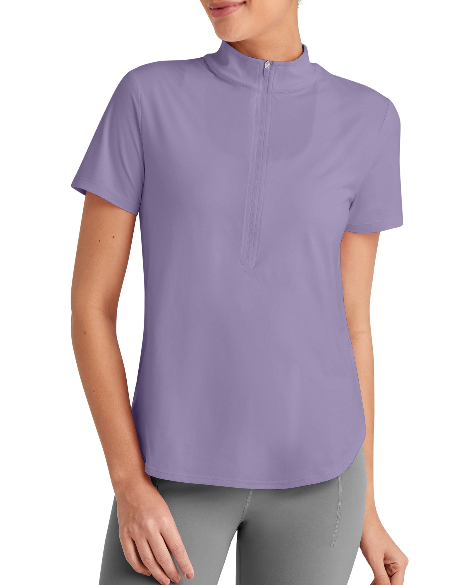 Lightbreeze UPF 50+ Half Zip Golf Short Sleeve