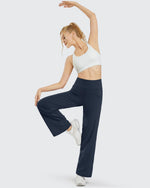 Wide Leg Pants Woman Yoga Pants with Pockets Petite - G4Free