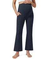 G4Free EverGoing Maternity Flare Leggings with Pockets – Over the Belly 25''