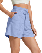 G4Free 4" High Waisted Casual Shorts with Pockets