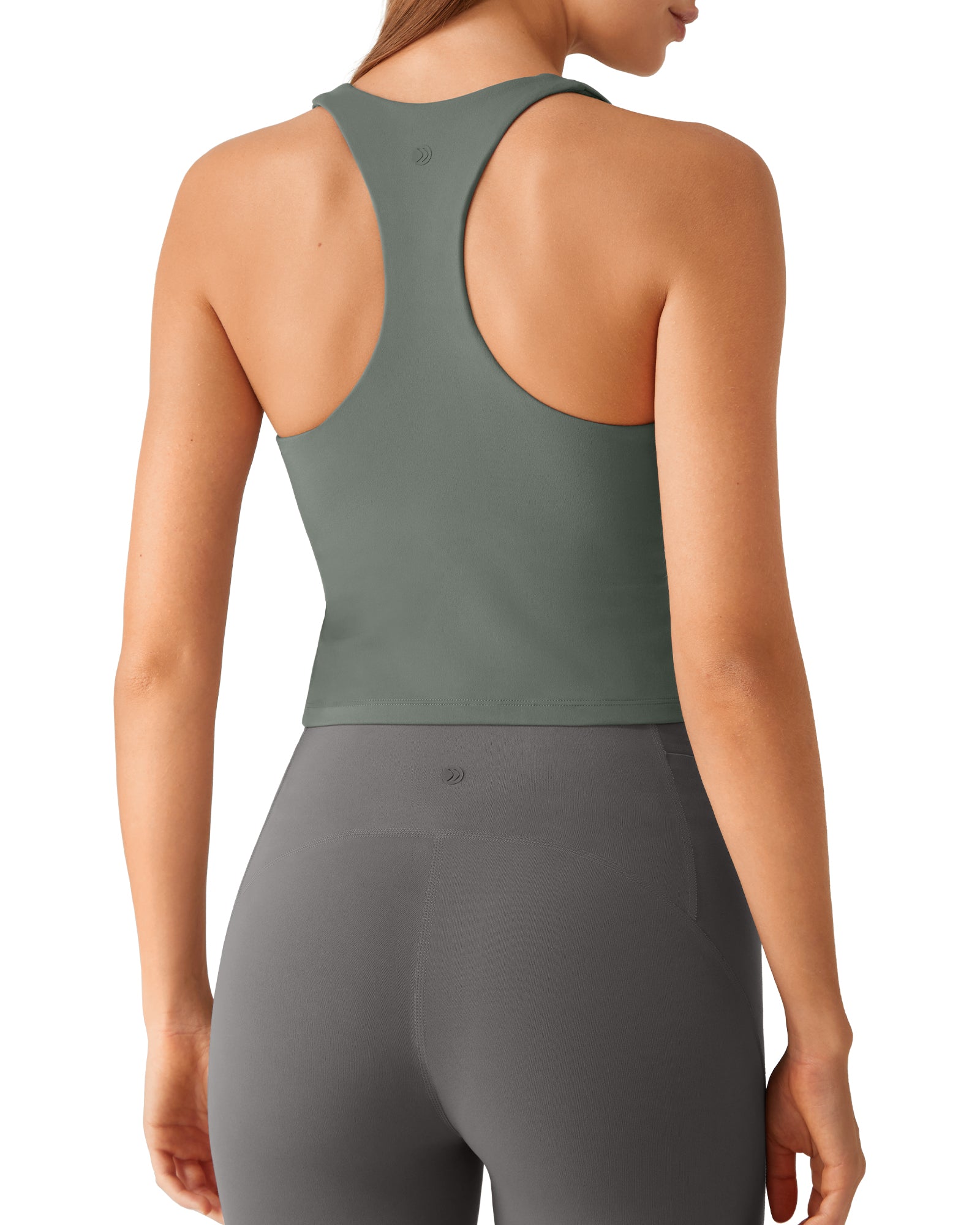 G4Free BareFeel Racerback Tank Top with Removable Padded Bra