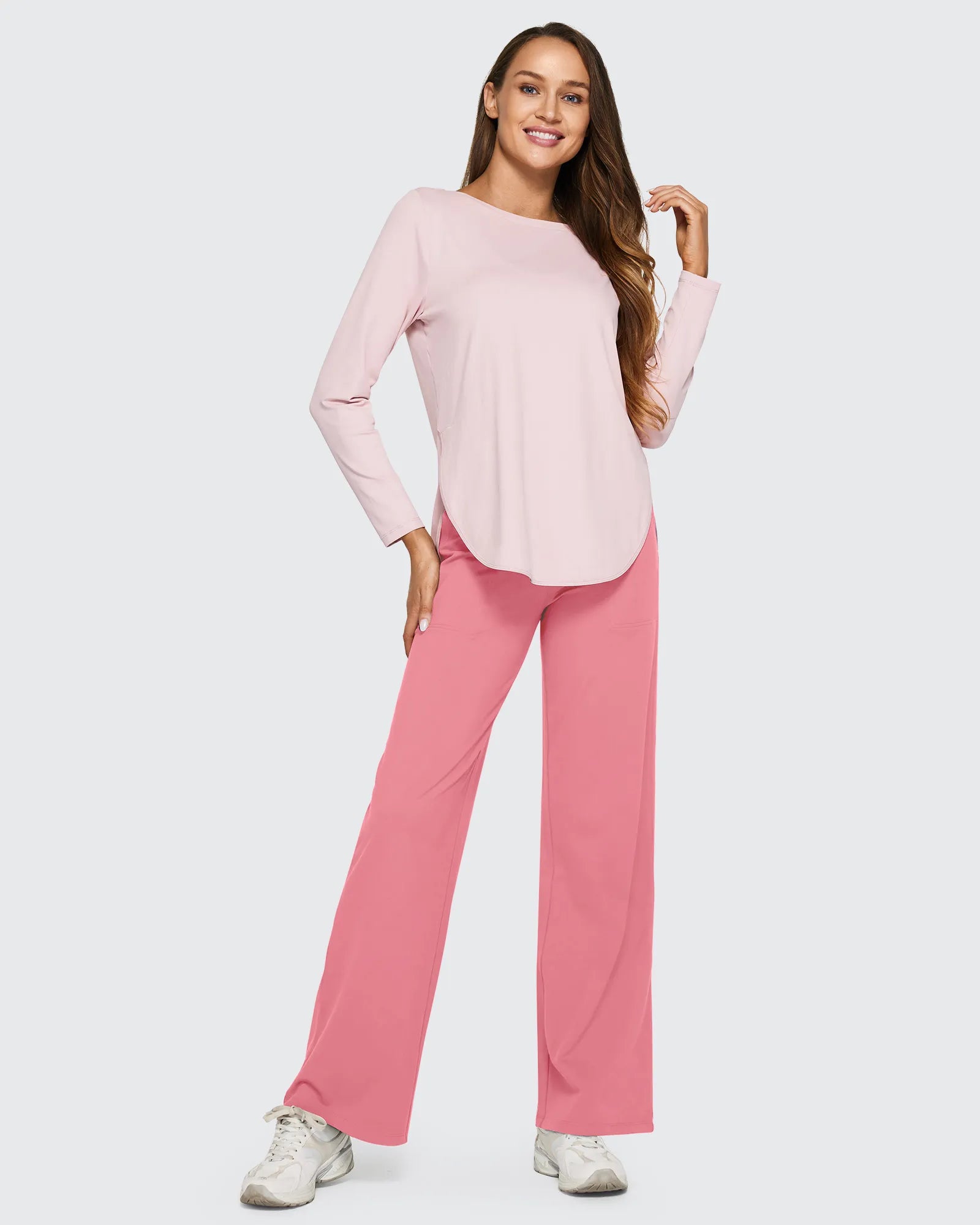 EverGoing Loose High-Waist Business Casual Pants 33'' - G4Free