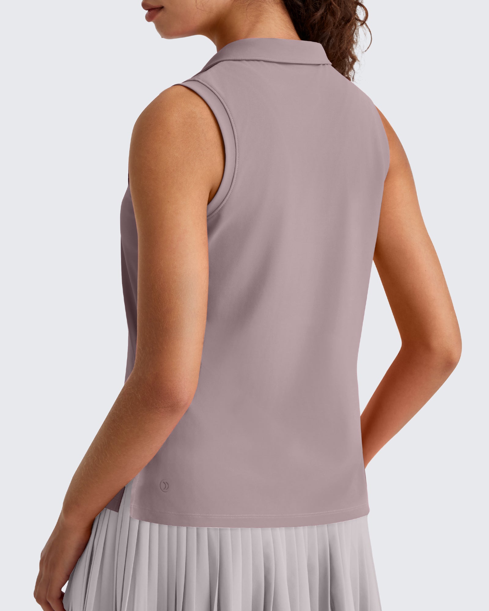G4Free UPF 50+ Sleeveless Golf Polo with Side Slit – Quick Dry
