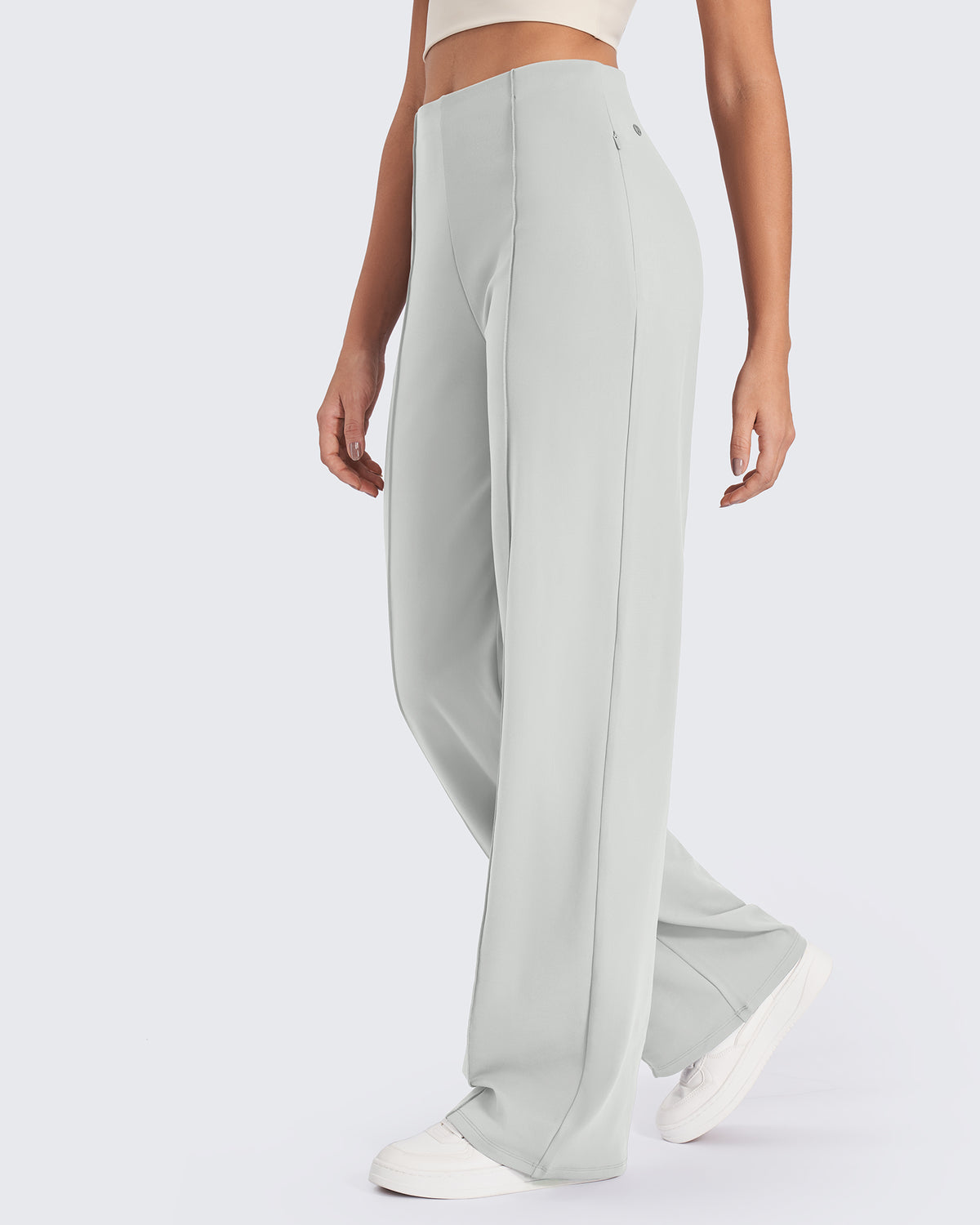 EverGoing Business Front Pleats Wide Leg Pants - G4Free
