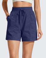 G4Free 4" High Waisted Casual Shorts with Pockets