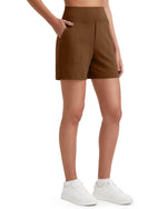 G4FREE High-Waist Burmuda Athletic Shorts 5