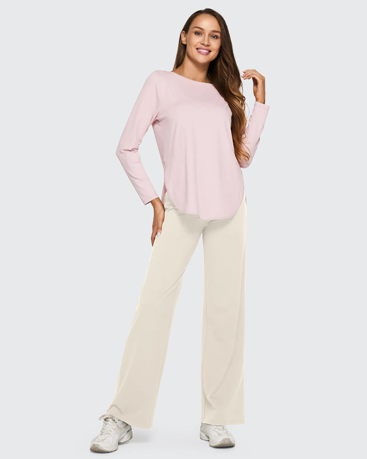EverGoing Loose High-Waist Business Casual Pants 33'' - G4Free