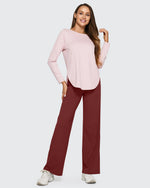 EverGoing Loose High-Waist Business Casual Pants 33'' - G4Free