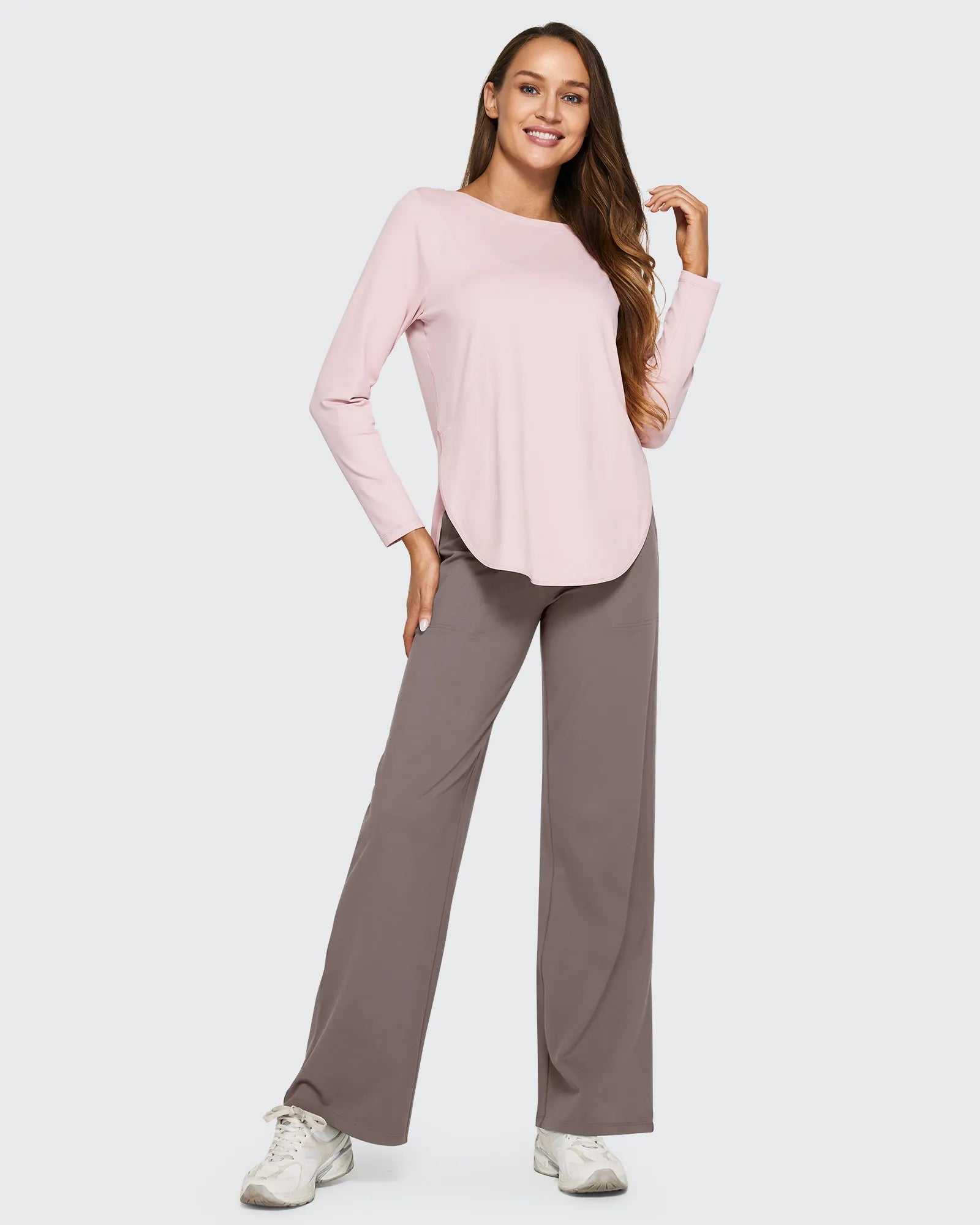 EverGoing Loose High-Waist Business Casual Pants 33'' - G4Free