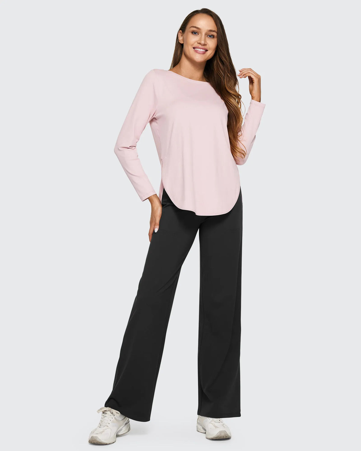 EverGoing Loose High-Waist Business Casual Pants 33'' - G4Free