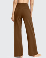 Wide Leg Pants Woman Yoga Pants with Pockets Regular - G4Free