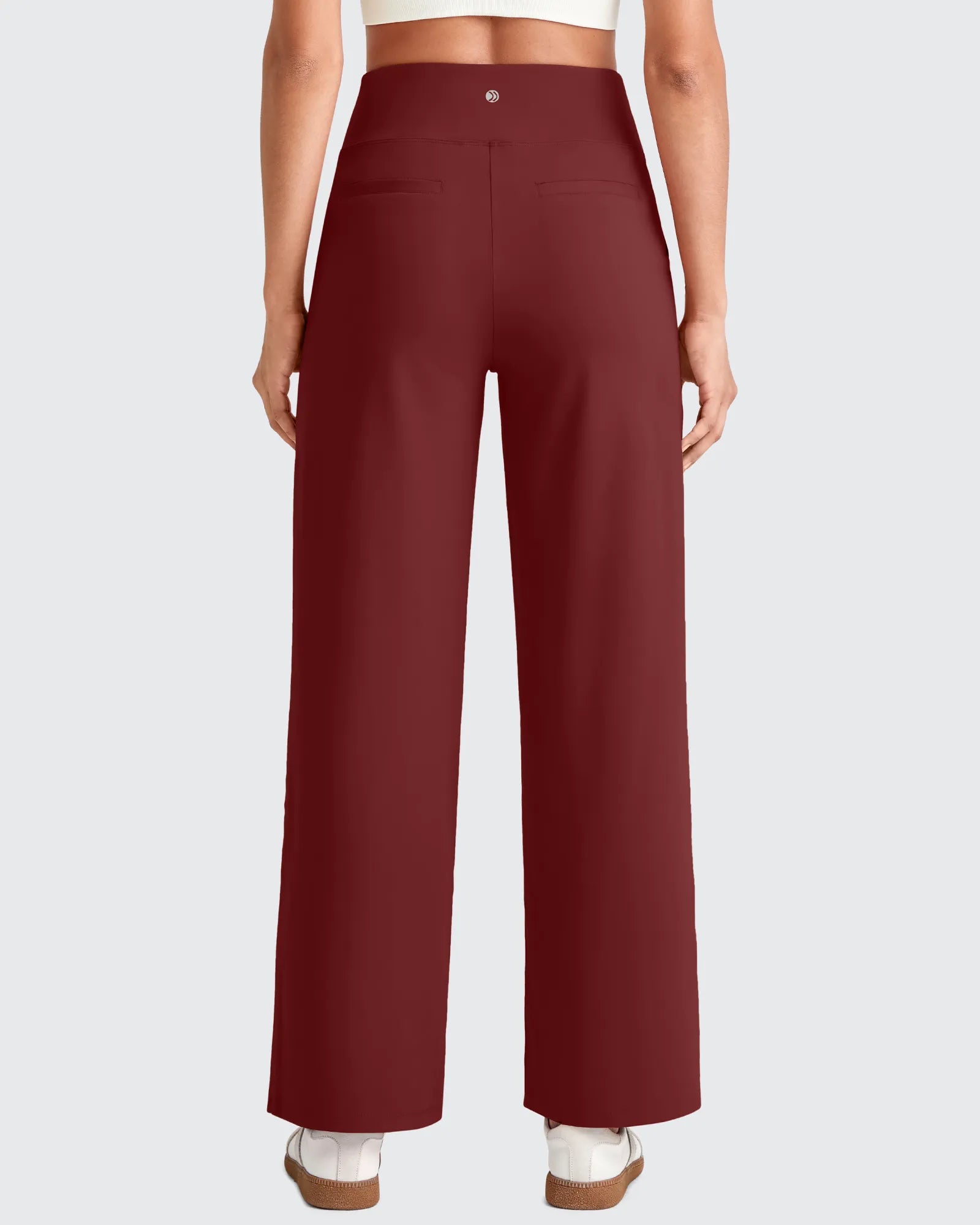 EverGoing High Waist Stretch Dressy Cropped Pants Tall - G4Free