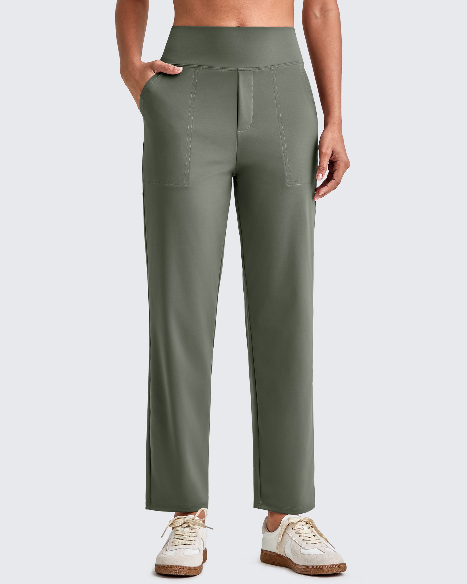 ShiftReady Crop Business Casual Work Pants - G4Free