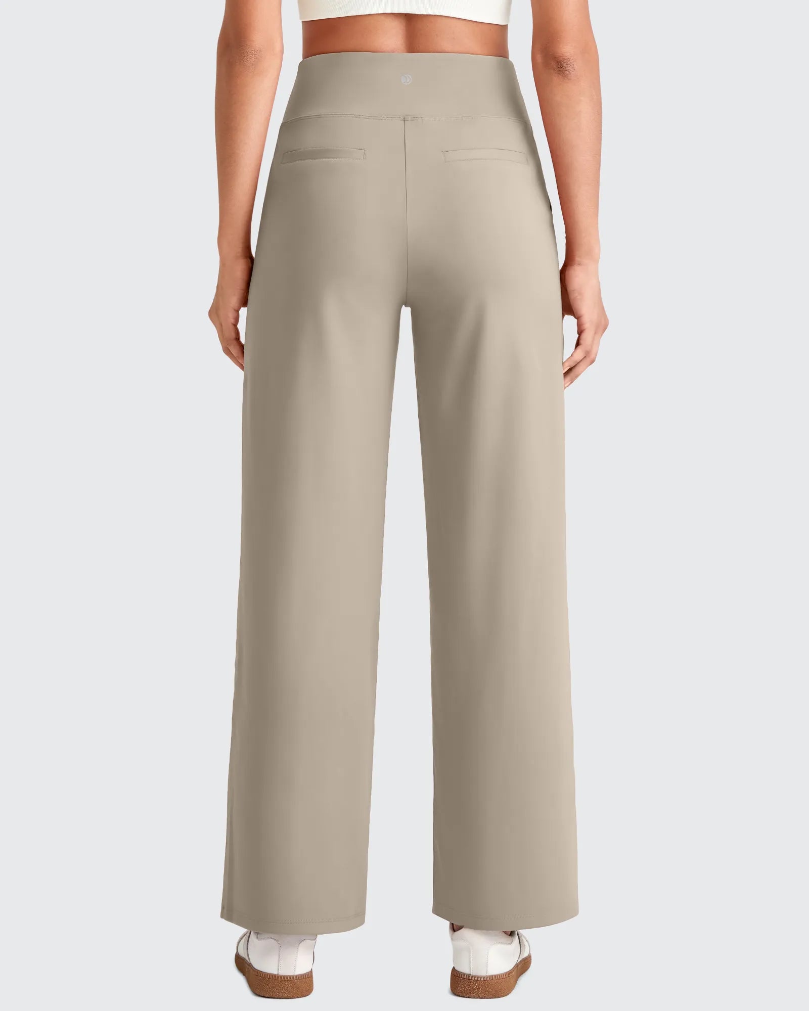 EverGoing High Waist Stretch Dressy Cropped Pants Petite - G4Free