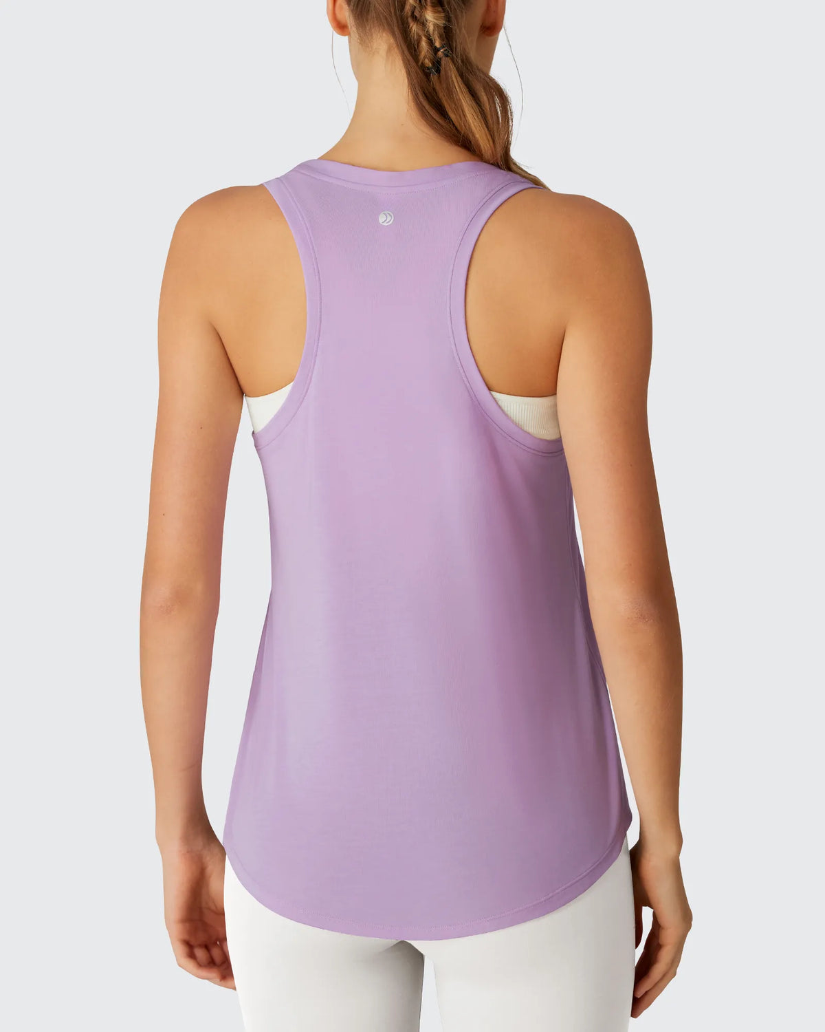 Racerback Hip Length Scoop Neck Muscle Tank Tops