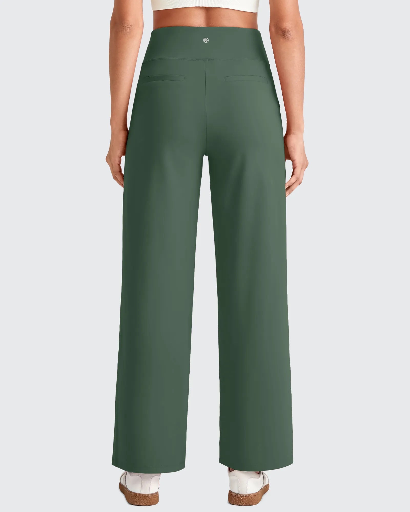 EverGoing High Waist Stretch Dressy Cropped Pants Tall - G4Free