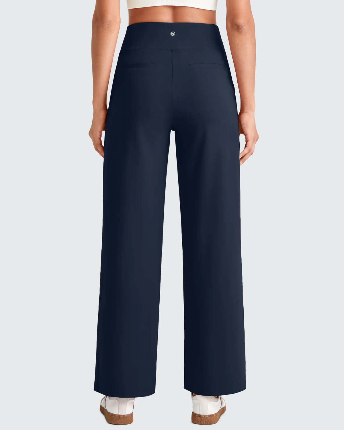 EverGoing High Waist Stretch Dressy Cropped Pants Petite - G4Free