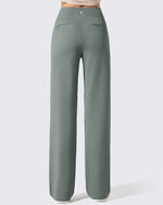 EverGoing Fleece Lined High-Waisted Dressy Pants - G4Free