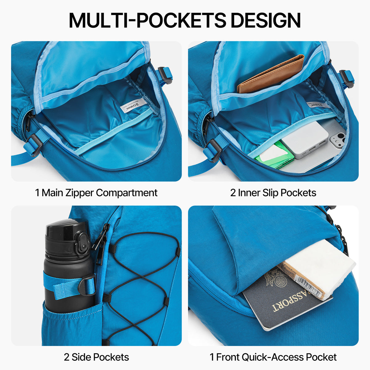 G4Free RFID Sling Bag – Small Crossbody Hiking Bag