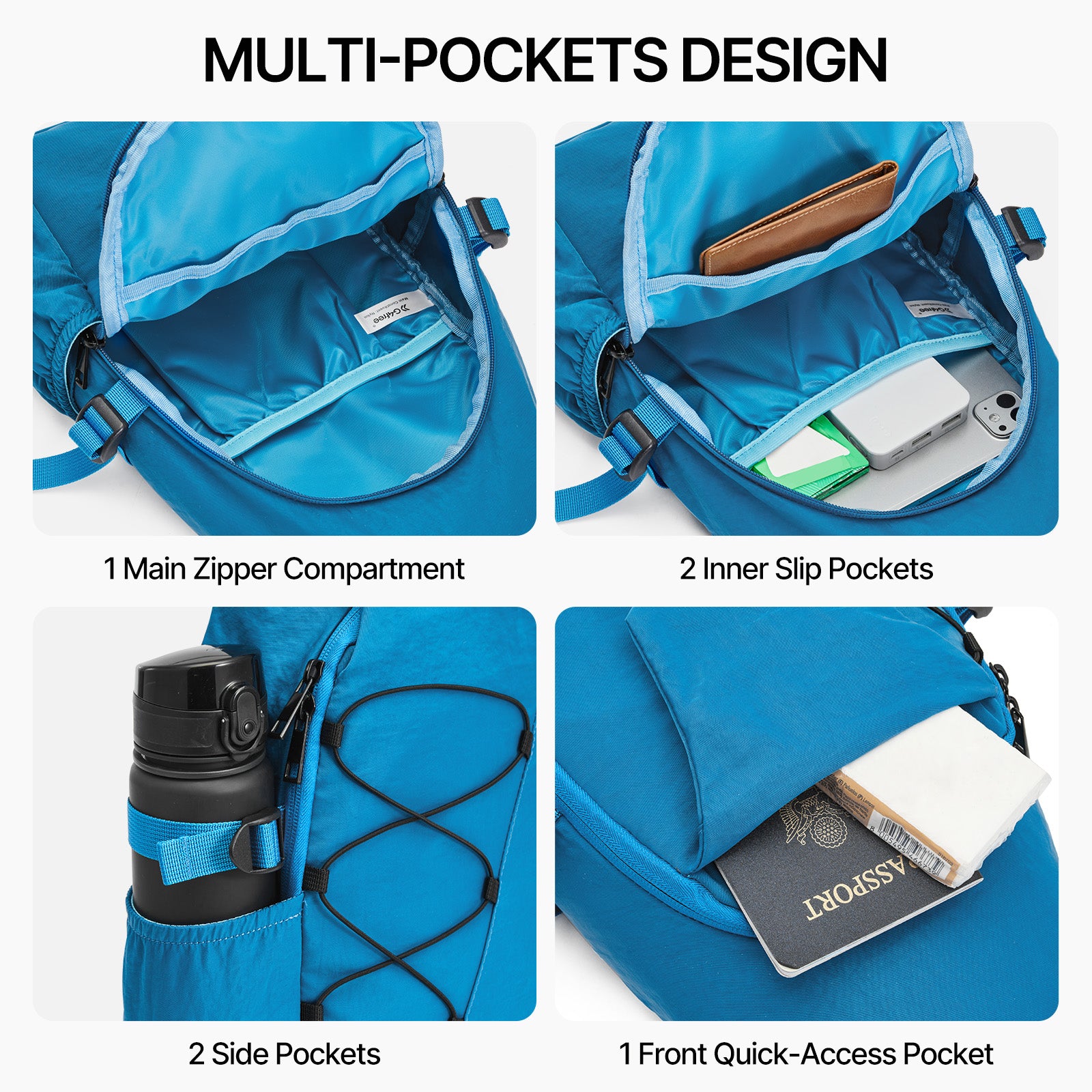 G4Free RFID Sling Bag – Small Crossbody Hiking Bag