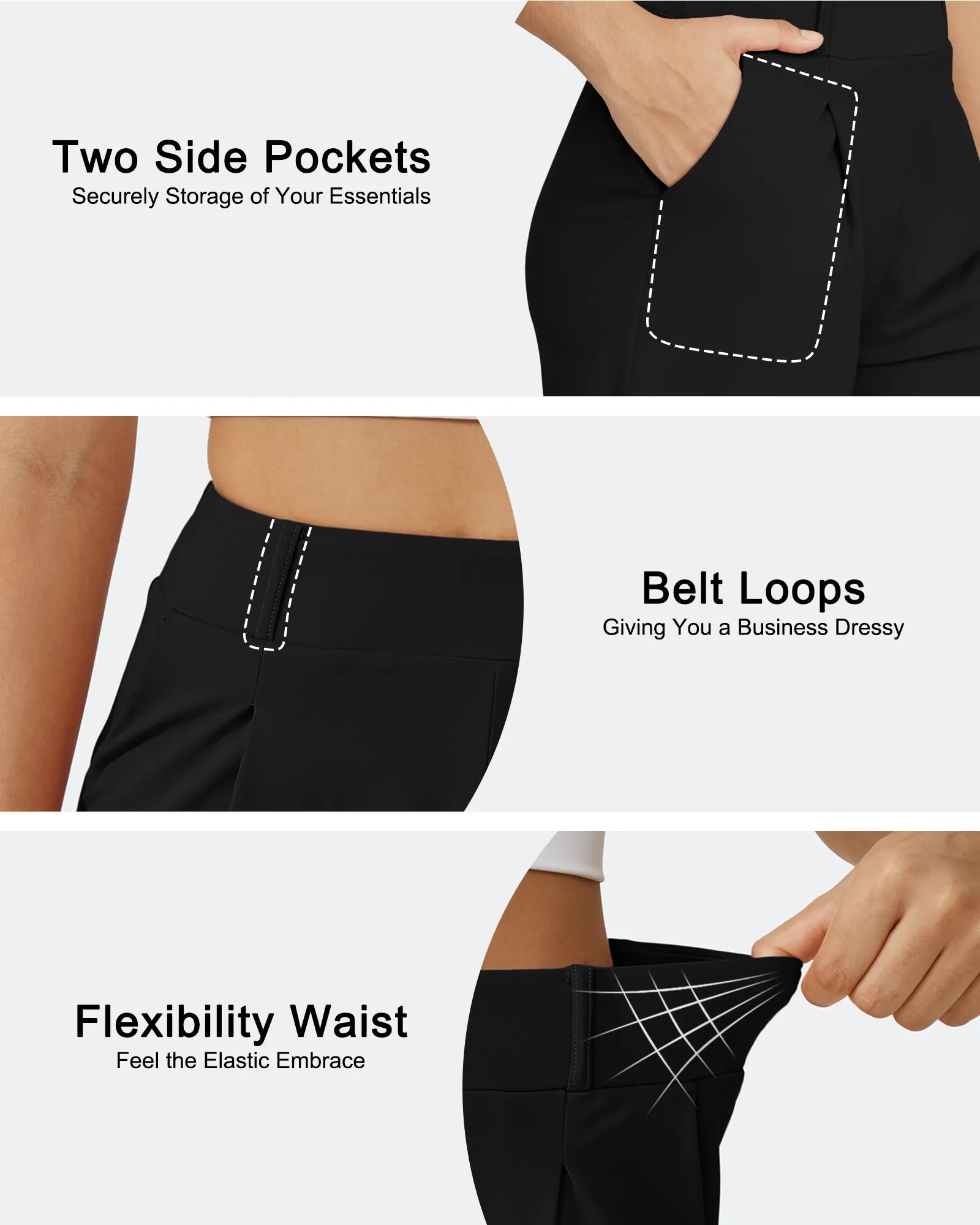 EverGoing High-Waist Belted Pleated Casual Dressy Shorts - G4Free