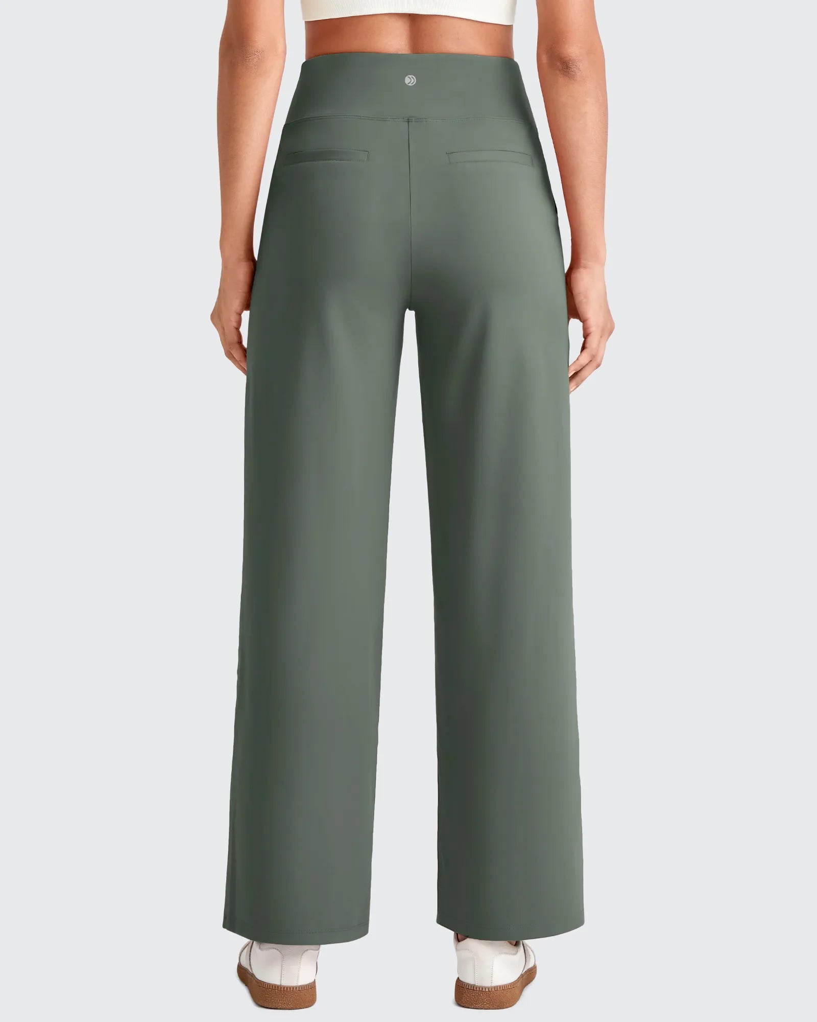 EverGoing High Waist Stretch Dressy Cropped Pants Tall - G4Free