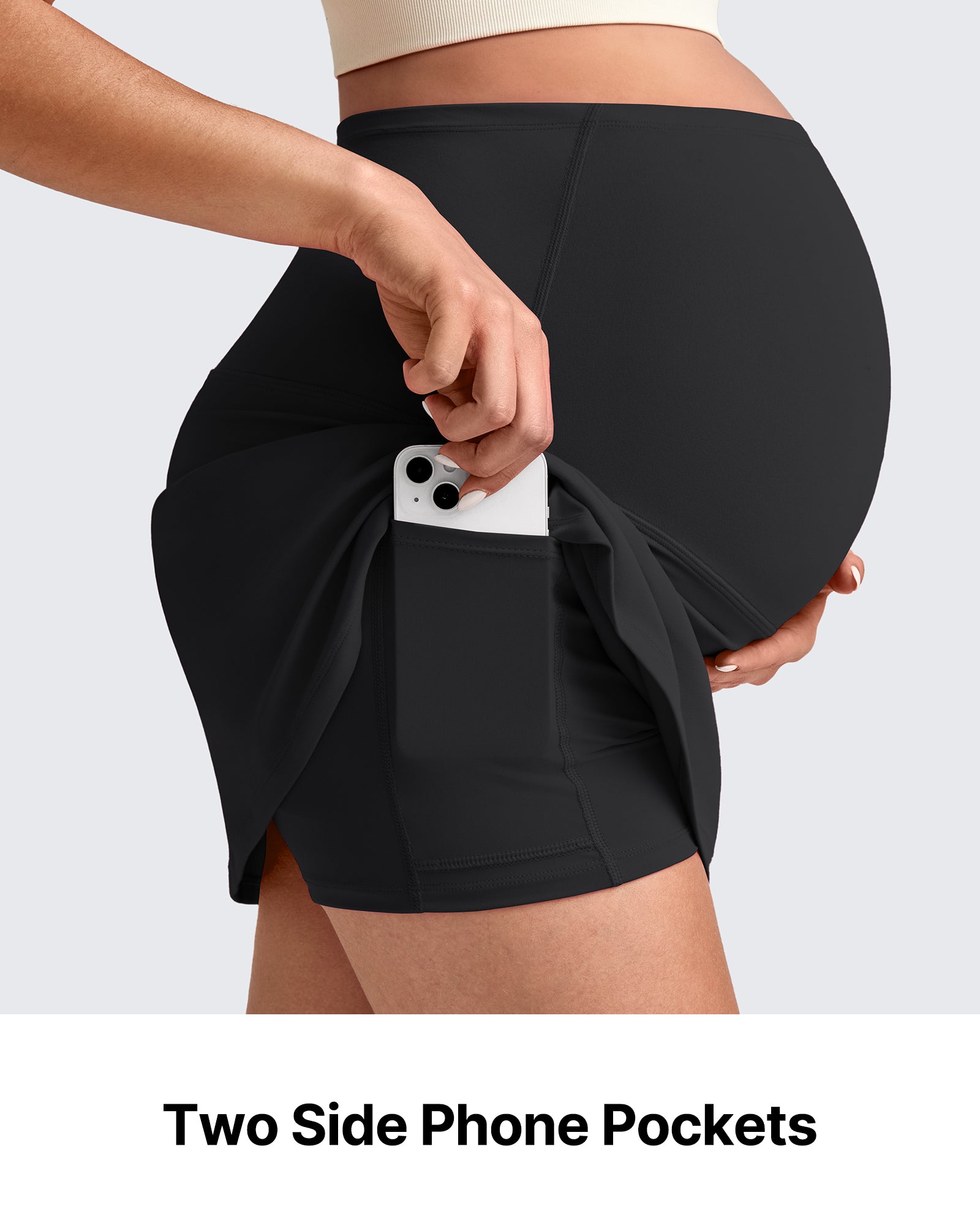 BareFeel Inner Shorts Maternity Workout Skirt - G4Free