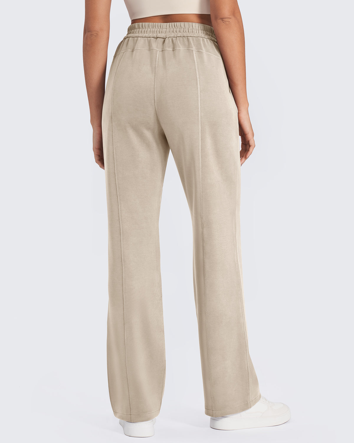 Smoofit Mid-Waist Wide Leg Sweatpants Petite - G4Free