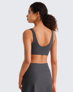 G4Free BareFeel Square Neck Sports Bra – Non Padded U Back