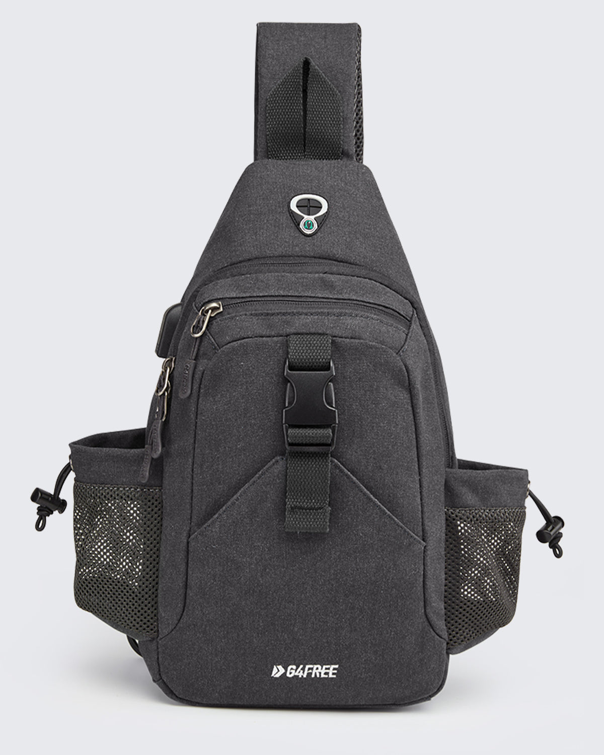 G4Free Bolso bandolera de lona antirrobo con puerto USB