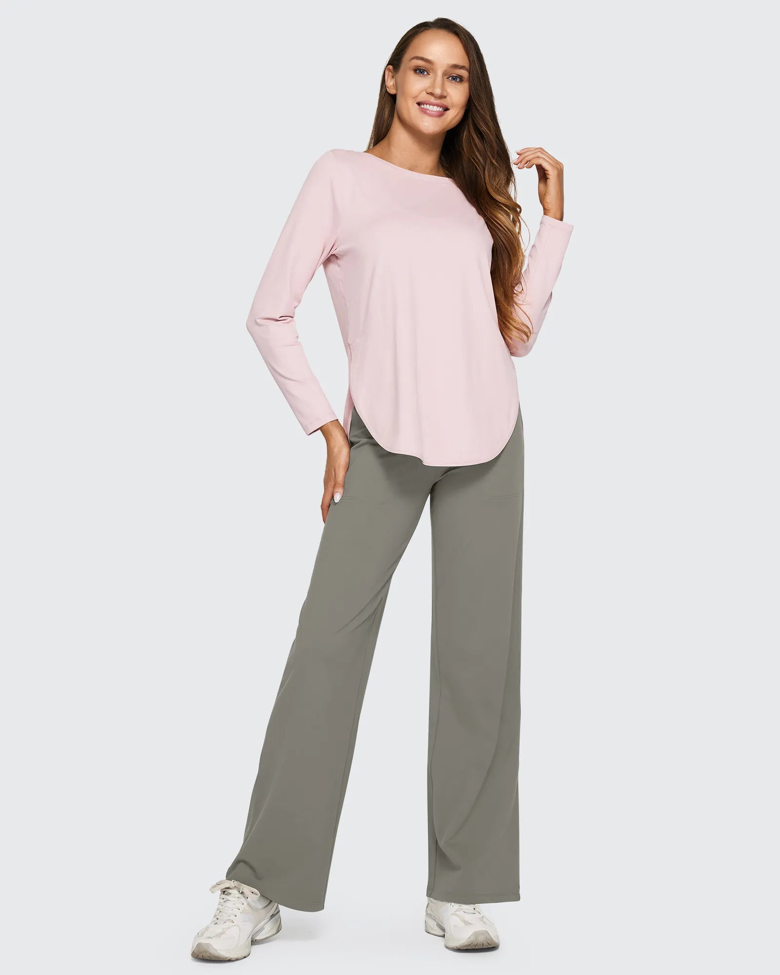 EverGoing Loose High-Waist Business Casual Pants 33'' - G4Free