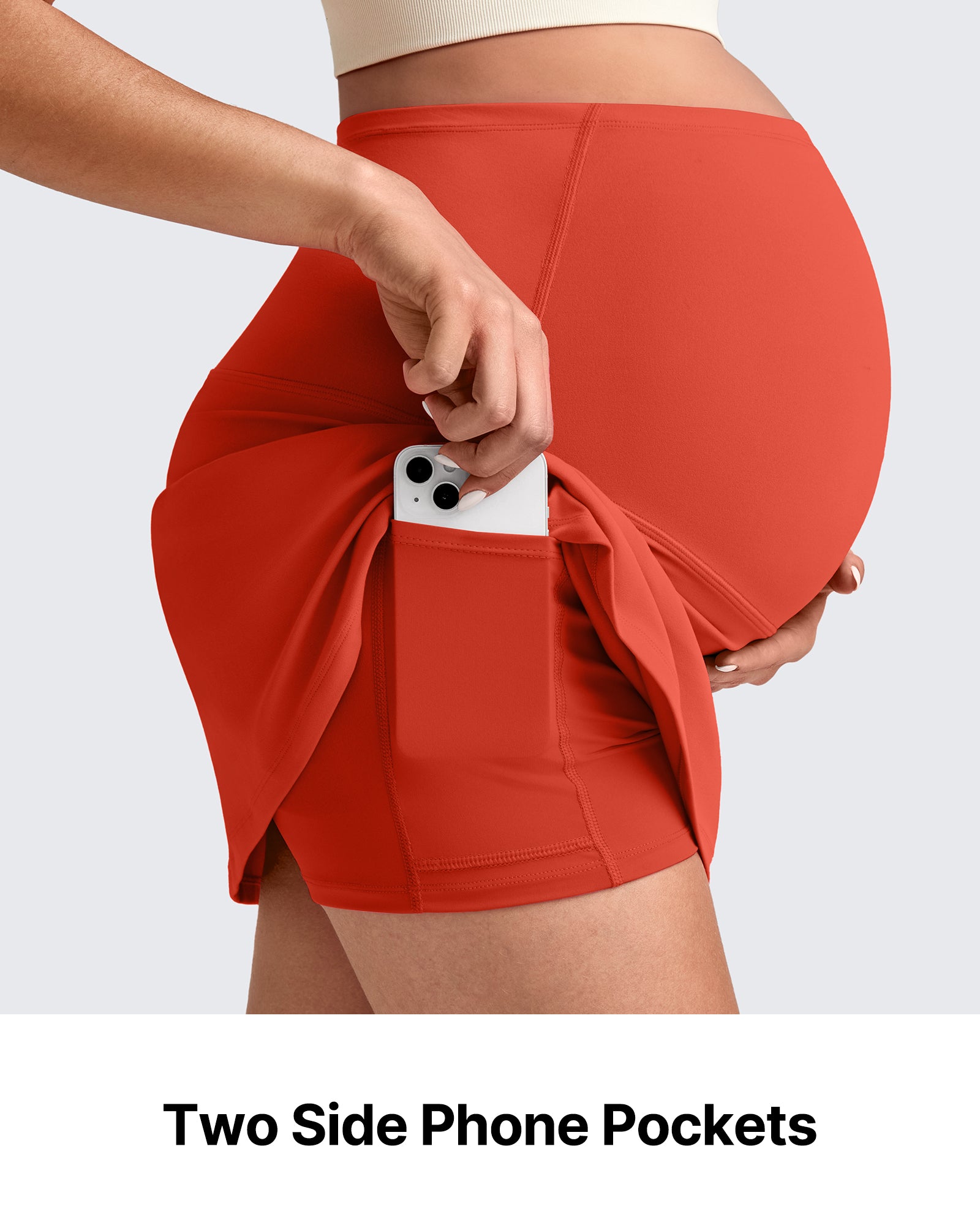 BareFeel Inner Shorts Maternity Workout Skirt - G4Free