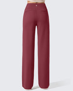 EverGoing Fleece Lined High-Waisted Dressy Pants - G4Free